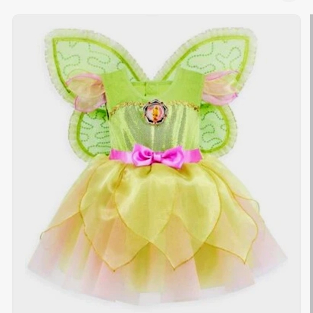 Disney Tinker Bell Green and Pink Costume